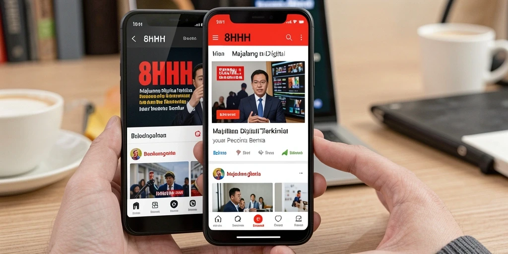 Antarmuka aplikasi 8HHH yang menarik dan informatif.