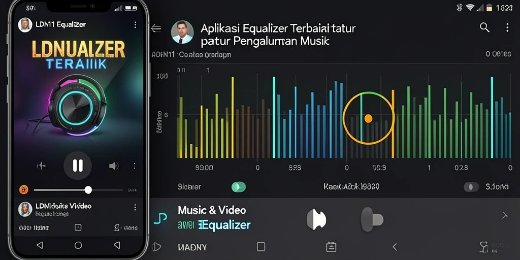 Antarmuka LDN11 yang menawan dengan fitur Equalizer canggih.