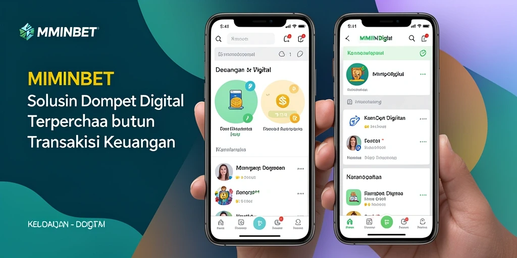 Tampilan antarmuka MIMINBET yang modern dan intuitif.