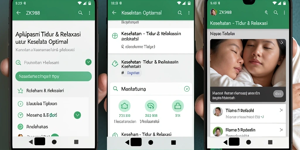 Antarmuka ZK988 yang menenangkan untuk Tidur & Relaksasi.