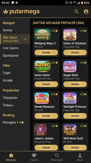 Katalog Aplikasi Populer Putarmega | Unduh Sekarang dan Nikmati
